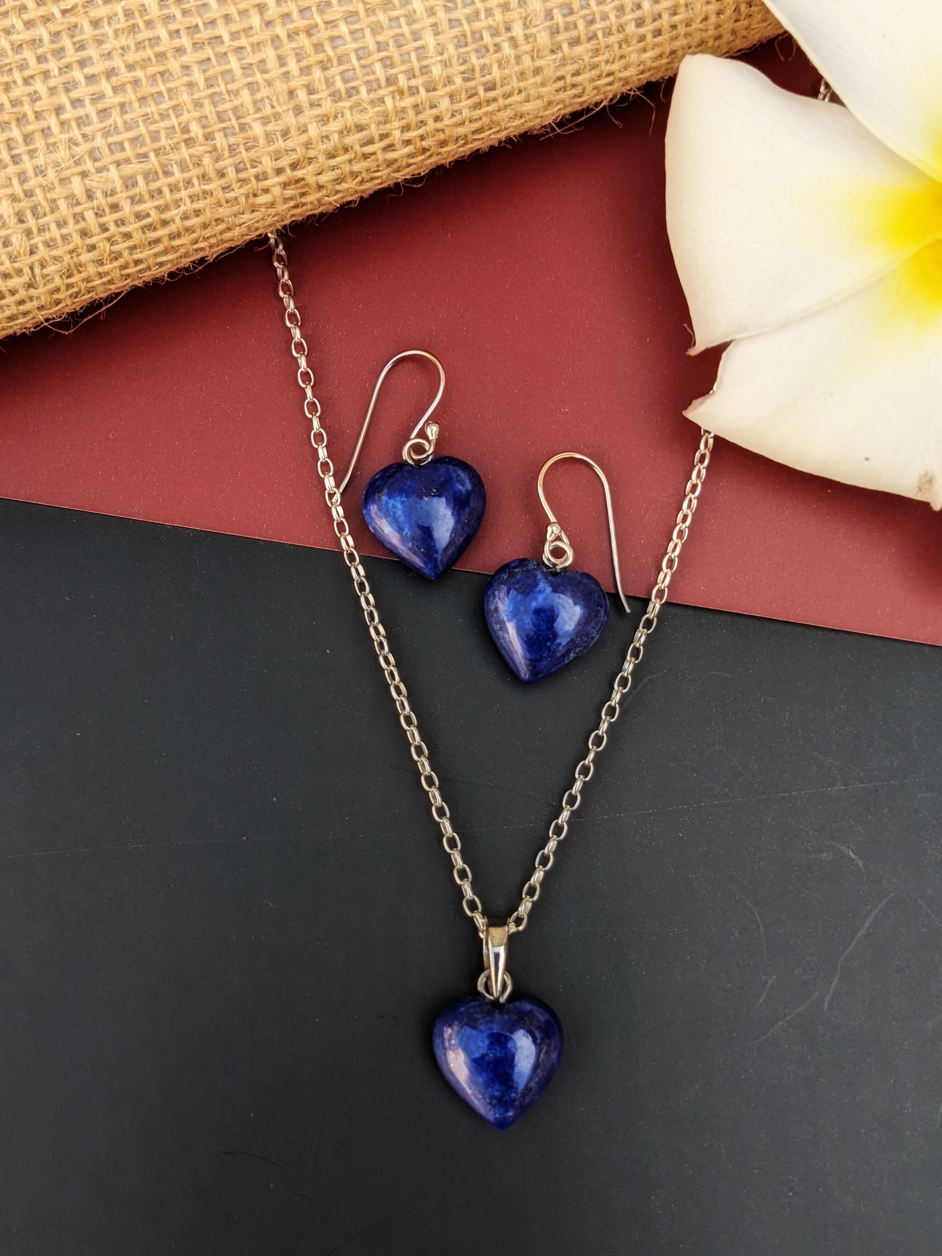 Lapis lazuli heart deals pendant